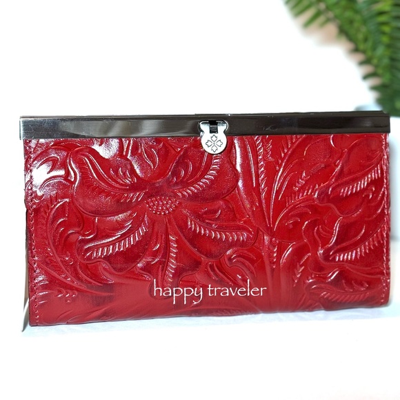 PATRICIA NASH Tooled Leather Cauchy Wallet - Picture 1 of 9